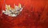 RED VASTNESS Oil on canvas 125 x 210 cm 2010 Signed in Beijing Coleccion Privada en Zurich Suiza